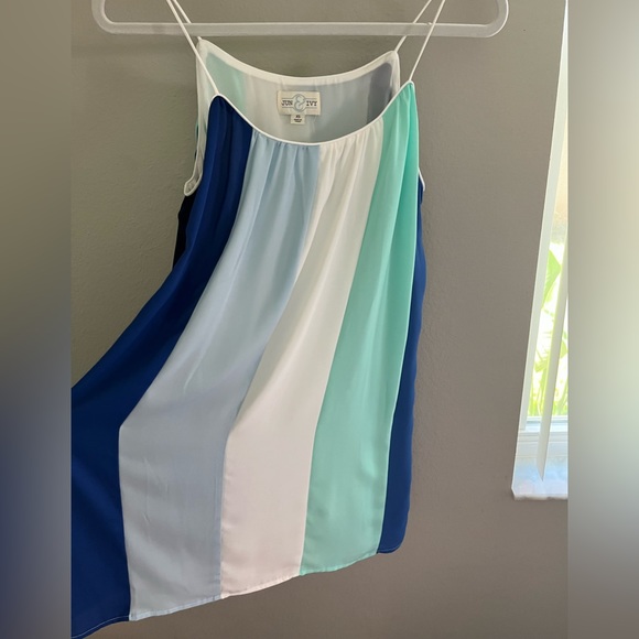 Francesca's Collections - Jun & Ivy - Aqua Blue Swing Mini Dress - Size XS - Picture 2 of 7